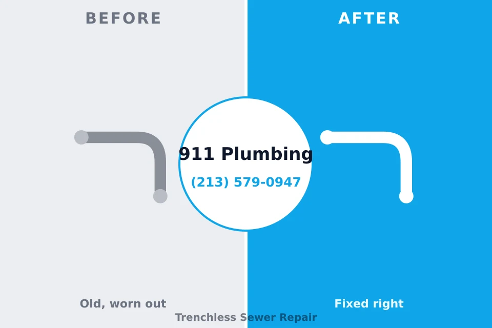 Before and after: plumbing repair Taos, MO